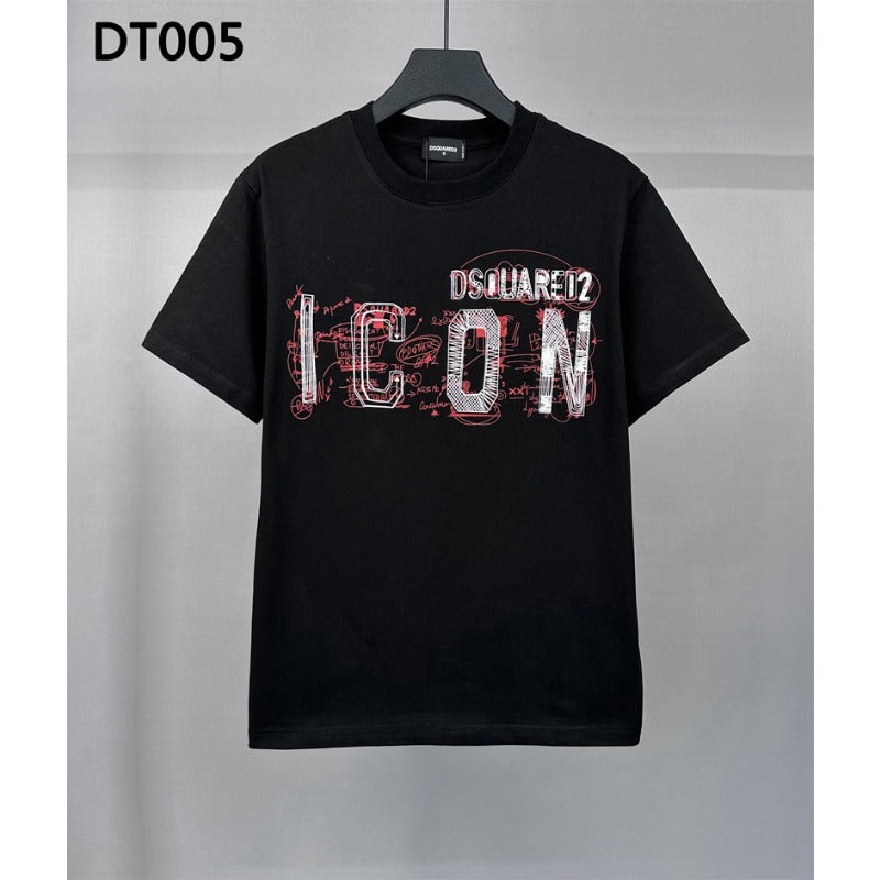 Dsquared2 T-Shirt Crew Neck Cotton Bottom Shirt NextBlock