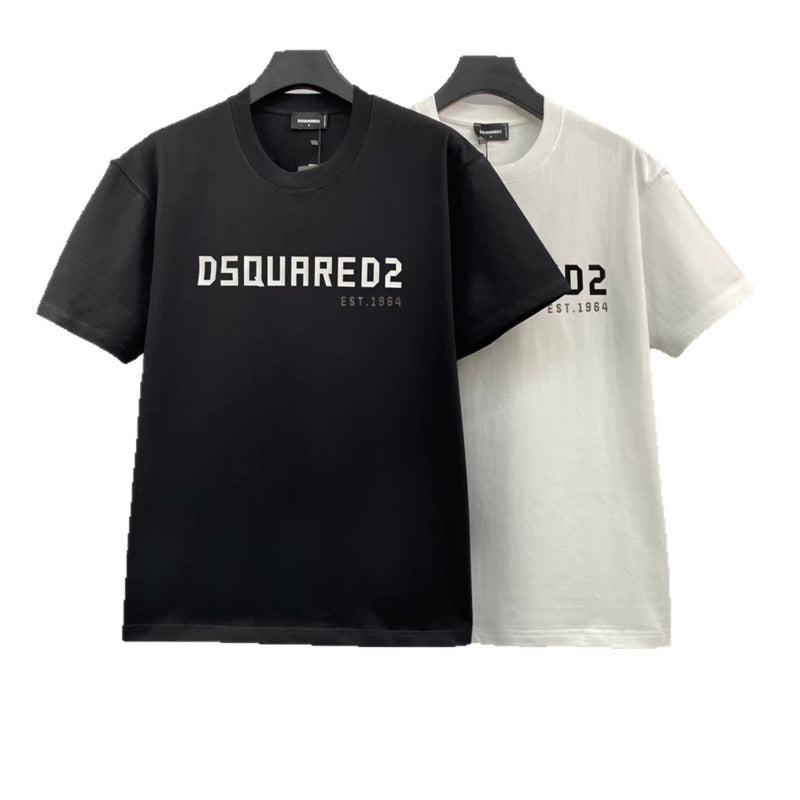 Dsquared2 T-Shirt Letter Printing Trend Brand NextBlock
