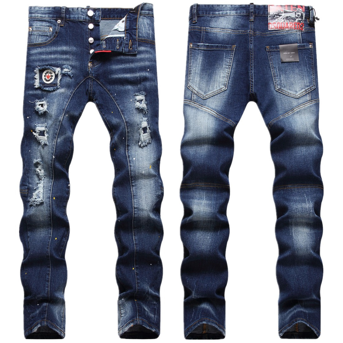 Dsquared2 Jeans Ripped Stretch Jeans NextBlock