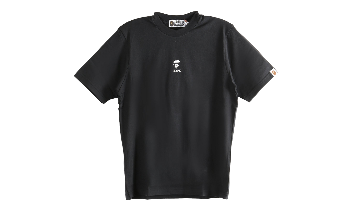BAPE Ape Face Shrunk Tee Black 1L80109309 BLACK