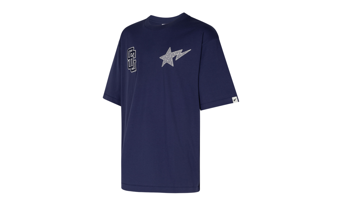 BAPE Tee Stadium Goods X BAPE® - Varsity Blue 0ZXTEM109903KNYX