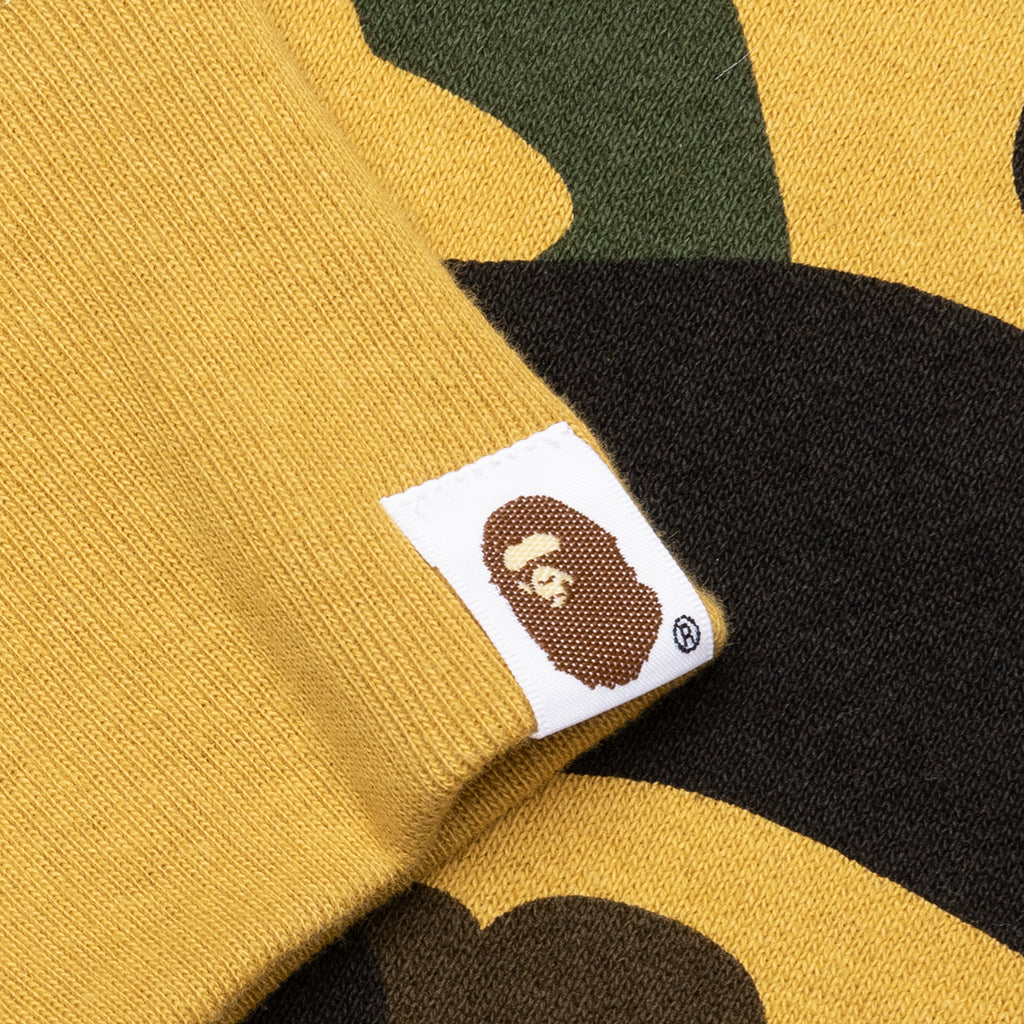 A BATHING APE 1st Camo 2nd Shark Full Zip Hoodie - Yellow