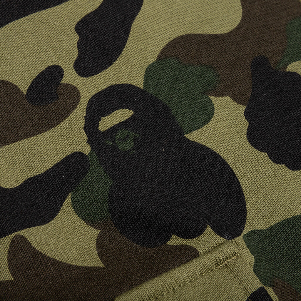 A BATHING APE 1st Camo 6 Pocket Sweat Shorts - Green