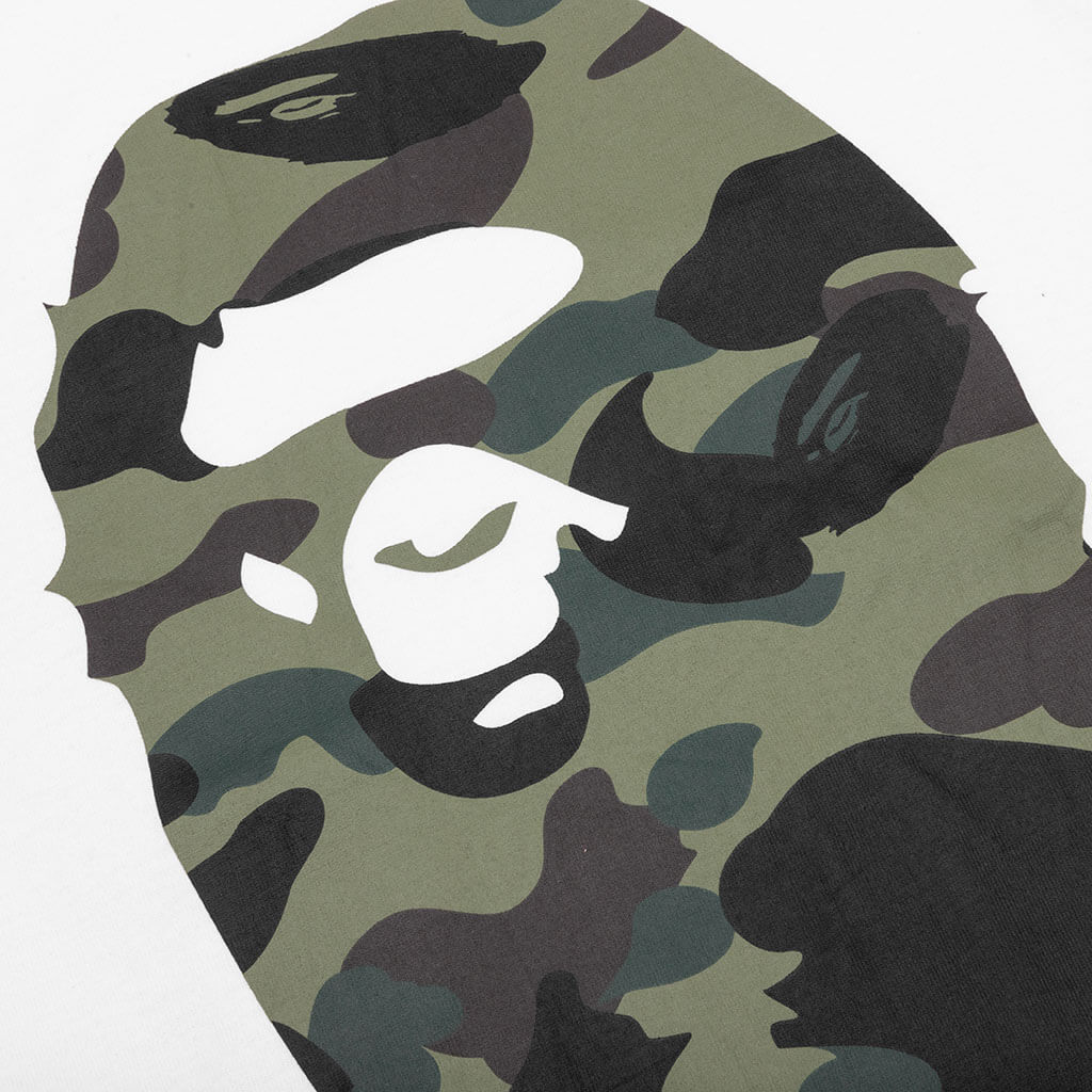 A BATHING APE 1st Camo By Bathing Ape Tee - White/Green