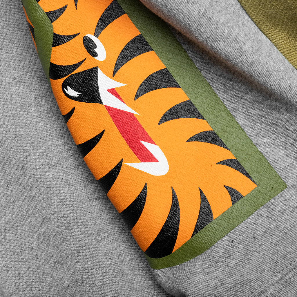 A BATHING APE 1st Shark Full Zip Hoodie - Gray