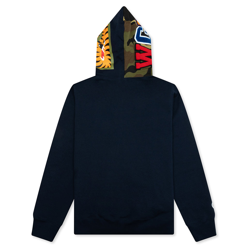 A BATHING APE 1st Shark Full Zip Hoodie - Navy