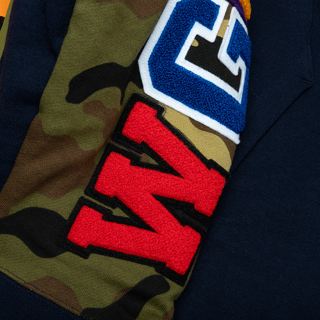 A BATHING APE 1st Shark Full Zip Hoodie - Navy