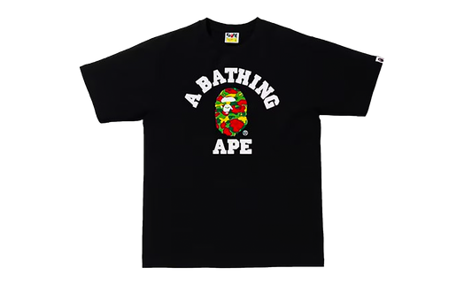 BAPE Sta Camo College Tee Black / Multicolor BAPE007