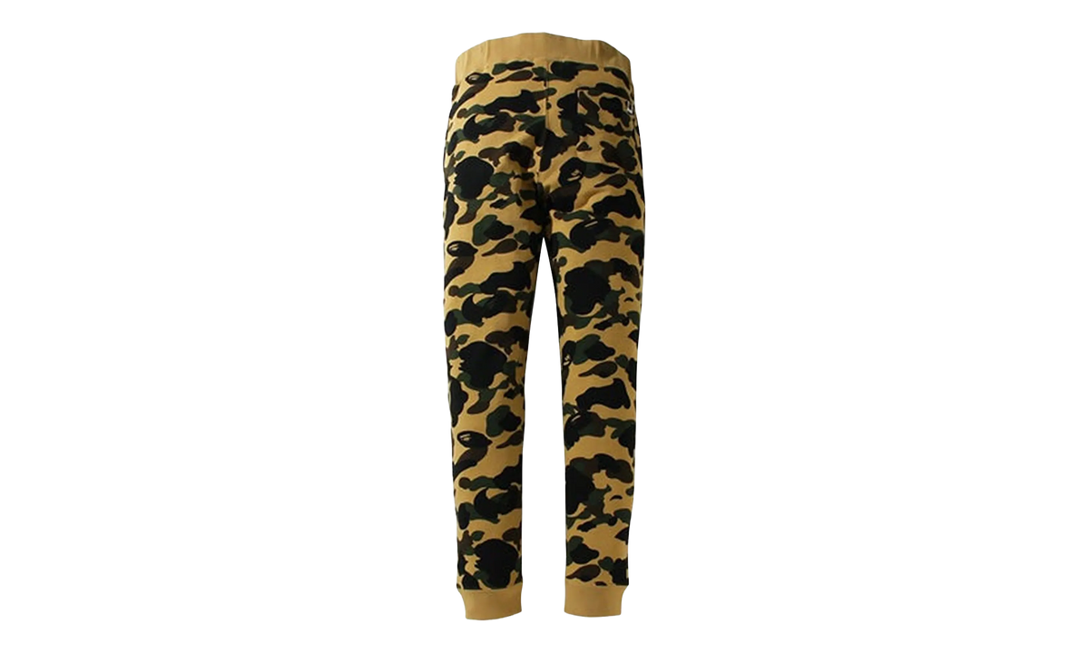 BAPE 1st Camo Shark Slim Fit Sweatpants Yellow 1H80 152 012 YELLOW