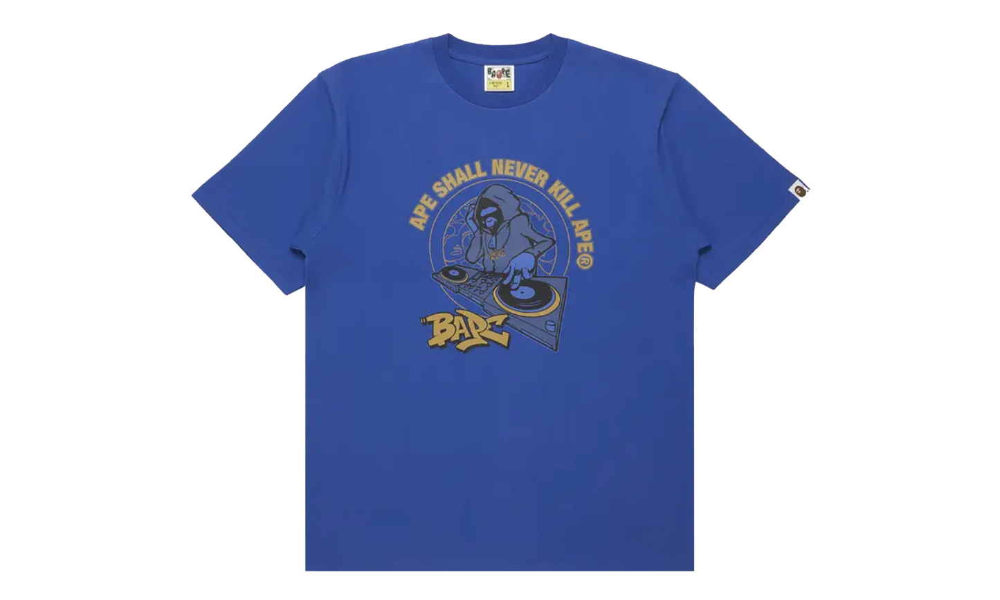 BAPE (B)Ape DJ Tee Blue 1J80 110 047 BLUE