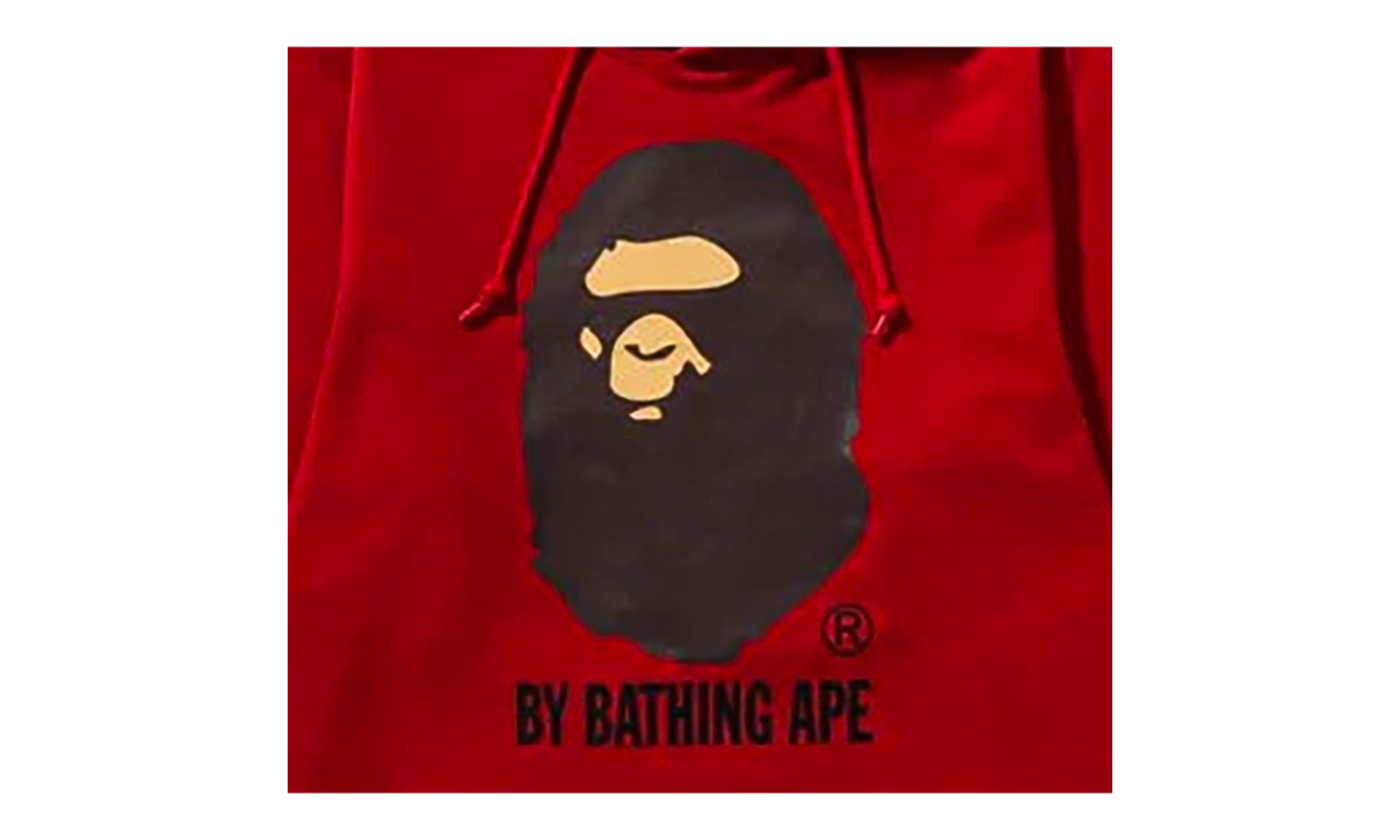 BAPE By Bathing Ape Relaxed Pullover Hoodie Red 0ZXSWM1140X1I RED