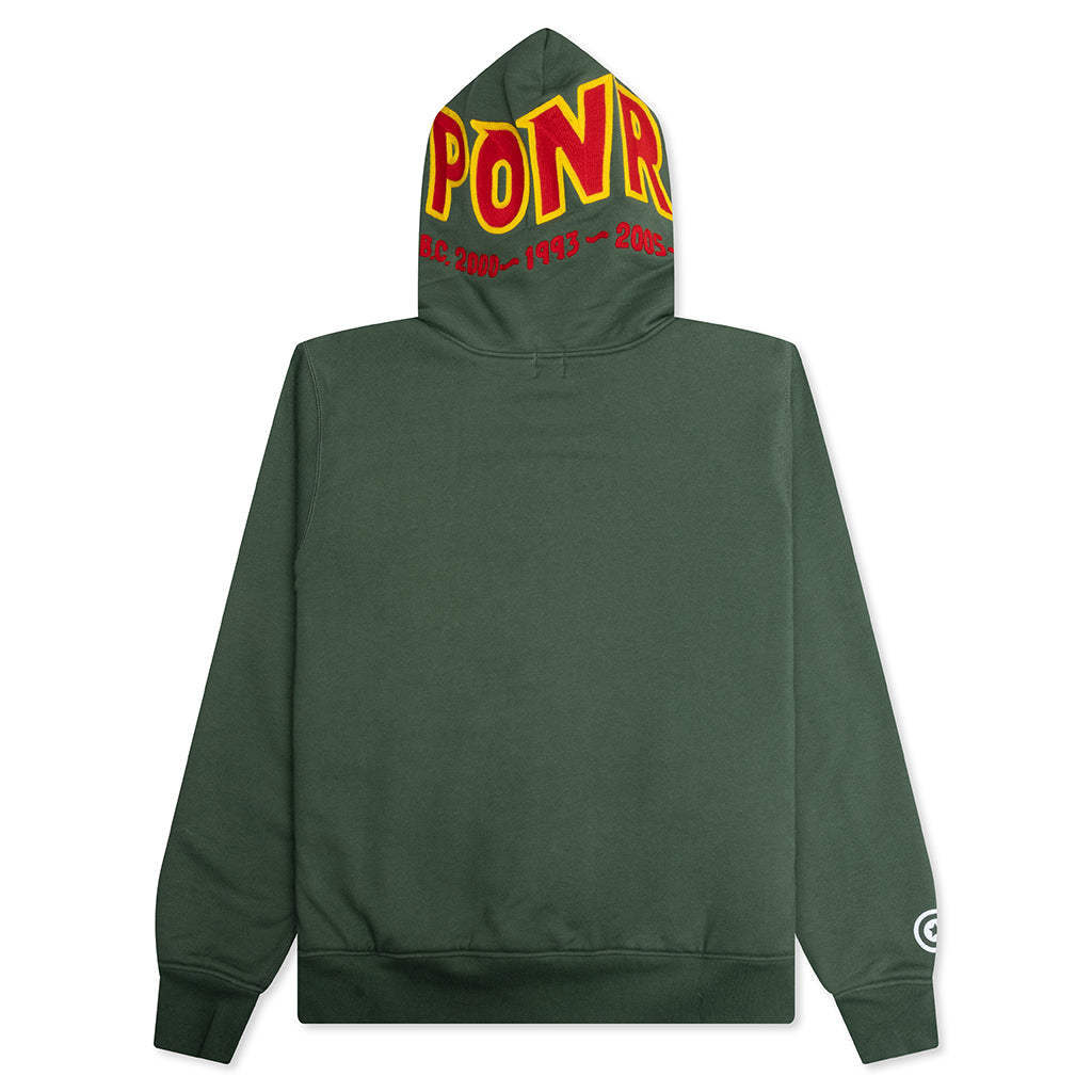 A BATHING APE 2nd Shark Full Zip Hoodie - Green
