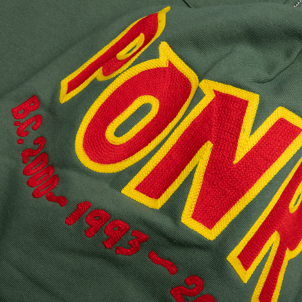 A BATHING APE 2nd Shark Full Zip Hoodie - Green