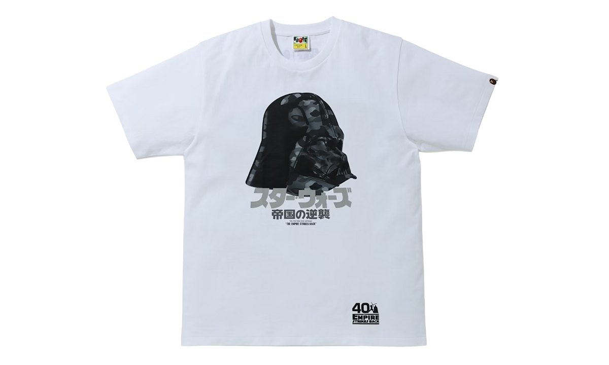 BAPE STAR WARS DARTH VADER SHIRT White BAPE022