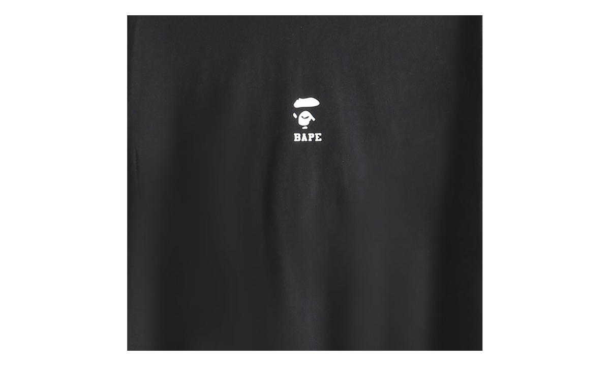 BAPE Ape Face Shrunk Tee Black 1L80109309 BLACK