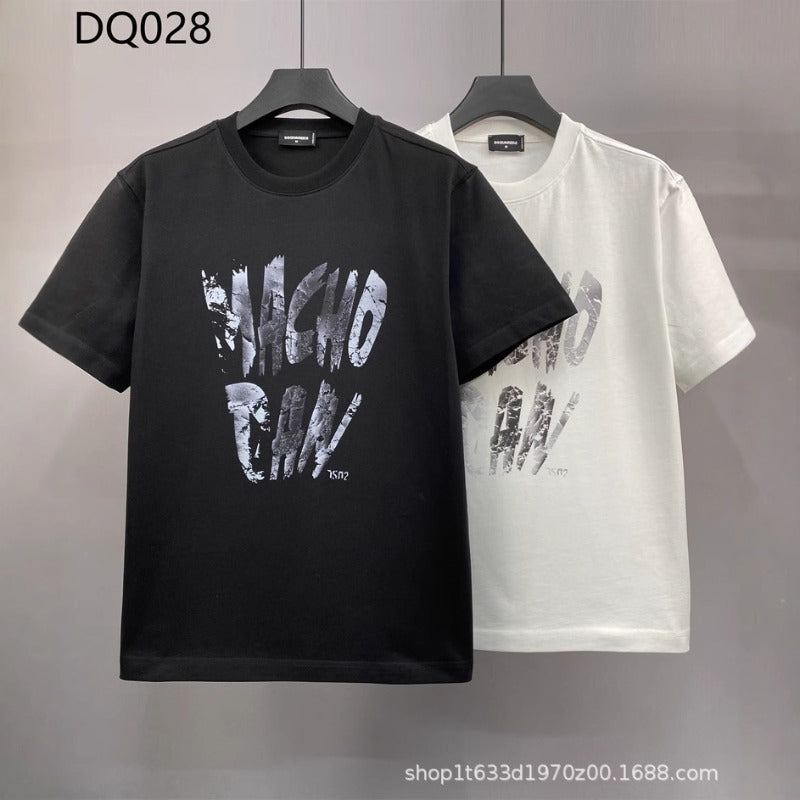 Dsquared2 T-Shirt DQ028 Printed Trendy Crew Neck NextBlock