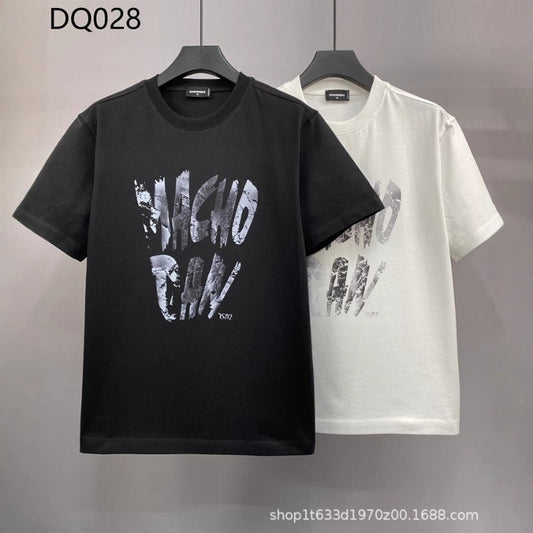 Dsquared2 T-Shirt DQ028 Printed Trendy Crew Neck NextBlock