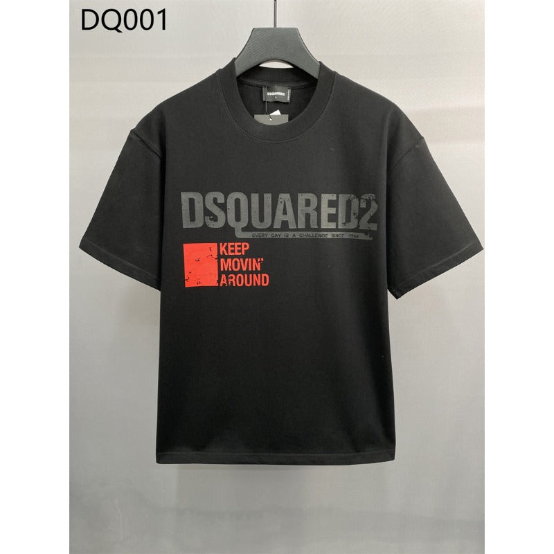 Dsquared2 T-Shirt Micro Wide Loose Letter Print NextBlock