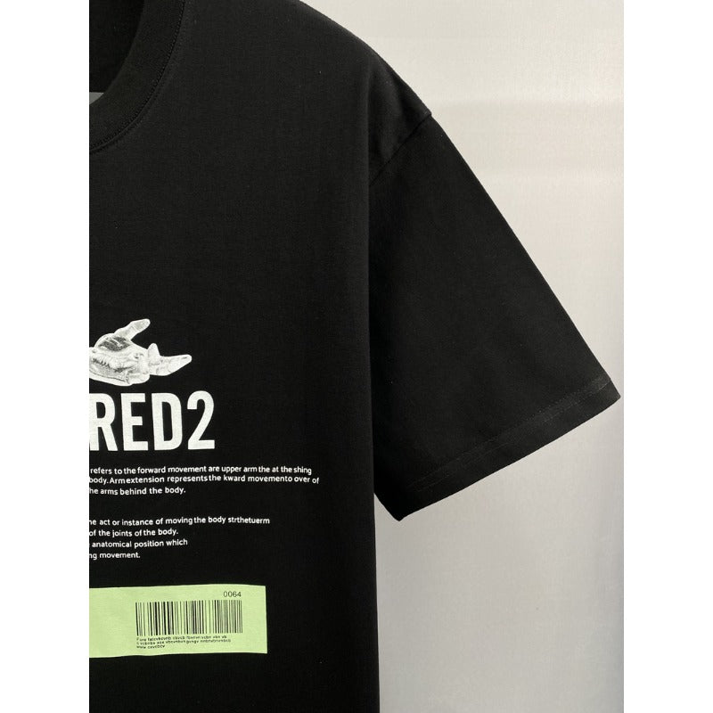Dsquared2 T-Shirt Tide Brand Short Sleeve Bottom Shirt Couple NextBlock