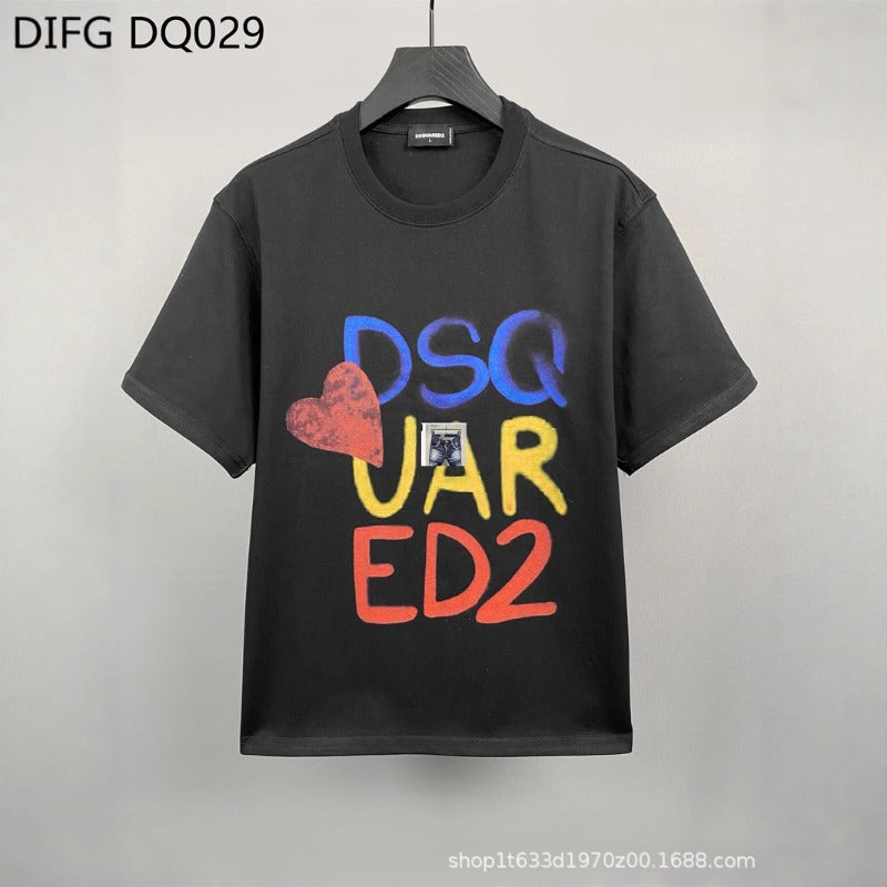 Dsquared2 T-Shirt Color Letter Print NextBlock