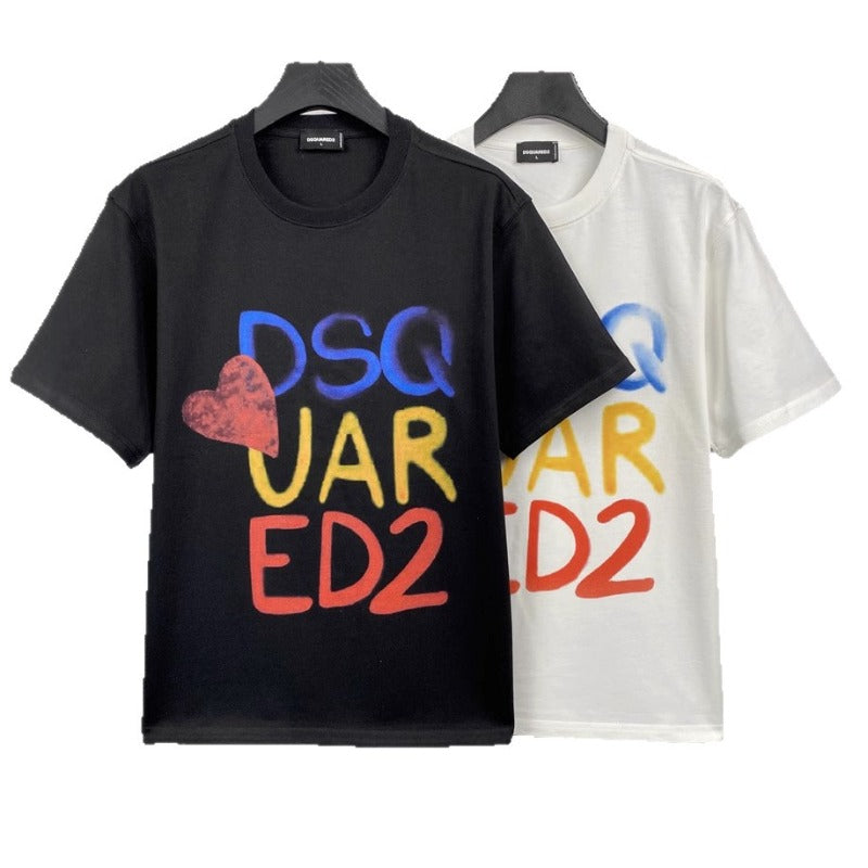 Dsquared2 T-Shirt Color Letter Print NextBlock