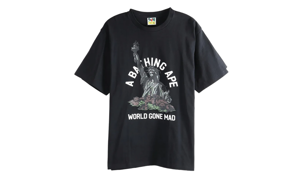BAPE Statue of Liberty Tee Black 1L80110050 BLK