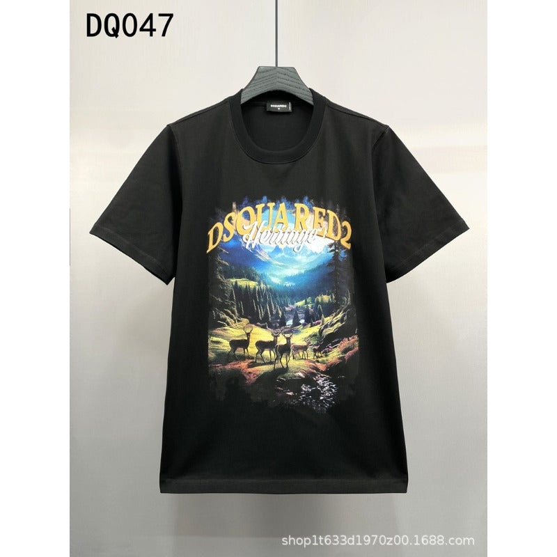 Dsquared2 T-Shirt Wide Loose Letters NextBlock