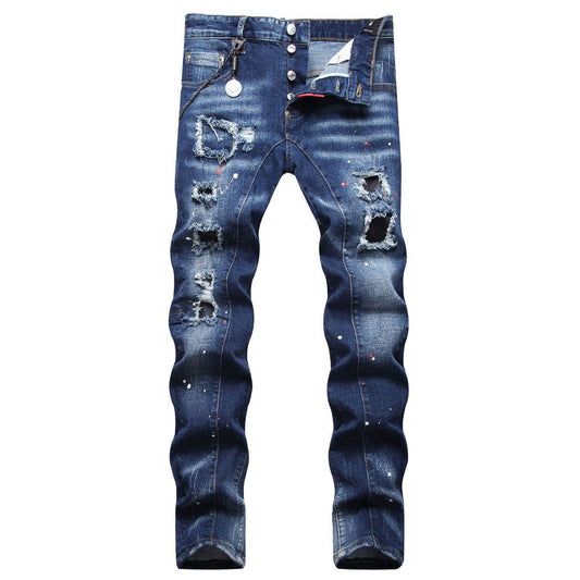 Dsquared2 Jeans Distressed Slim-fit Stretch Jeans NextBlock