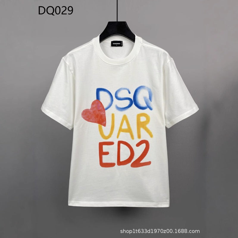 Dsquared2 T-Shirt Color Letter Print NextBlock