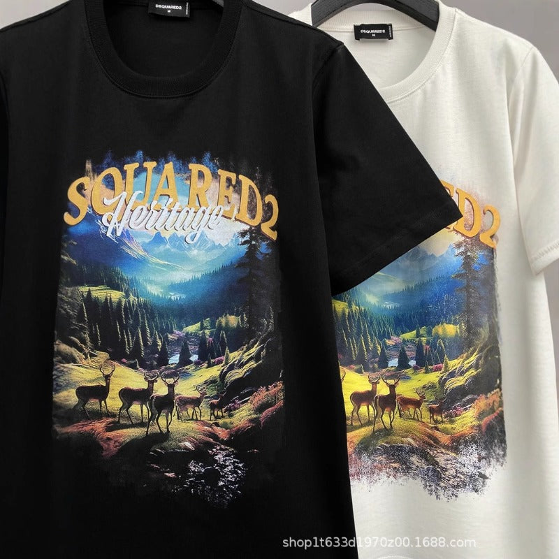Dsquared2 T-Shirt Wide Loose Letters NextBlock