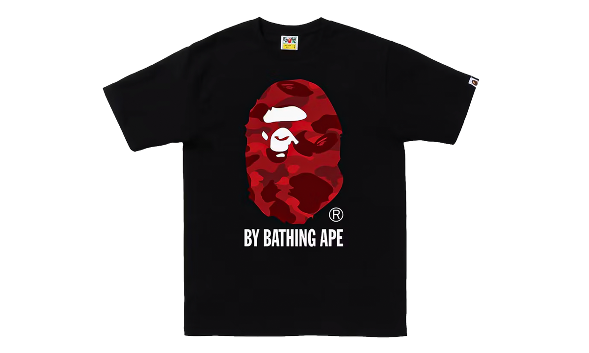 BAPE Color Camo By Bathing Ape Tee FW22 - Black / Red 1K80 110 019 BLACK RED