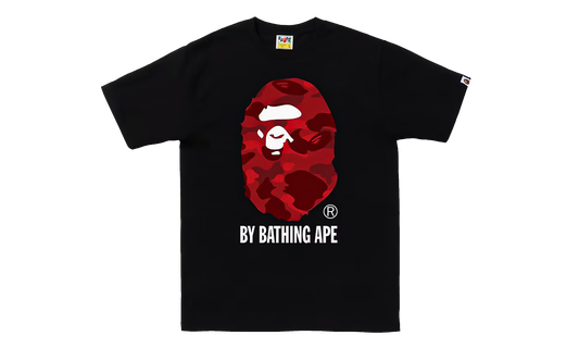 BAPE Color Camo By Bathing Ape Tee FW22 - Black / Red 1K80 110 019 BLACK RED