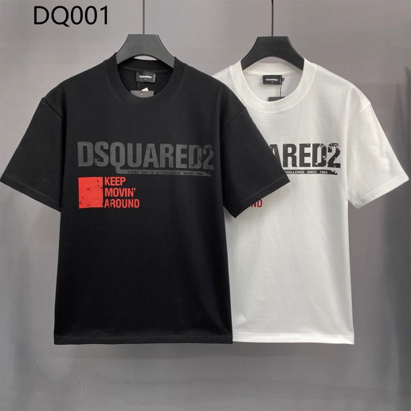 Dsquared2 T-Shirt Micro Wide Loose Letter Print NextBlock