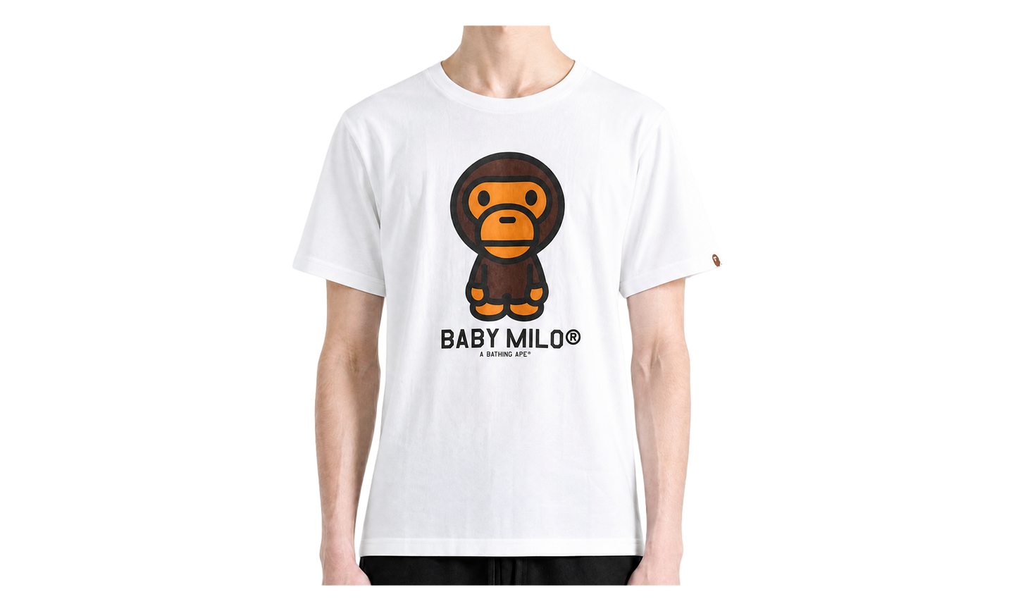 BAPE Baby Milo Tee White 2M30110001 WHT