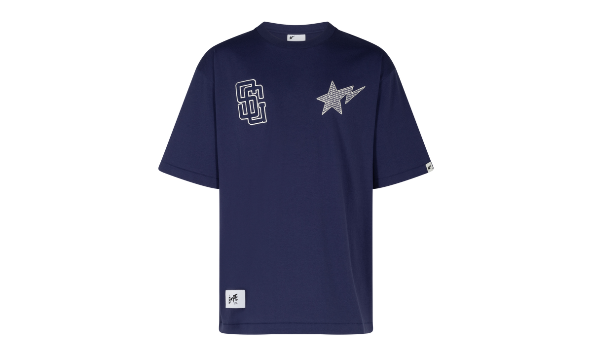 BAPE Tee Stadium Goods X BAPE® - Varsity Blue 0ZXTEM109903KNYX