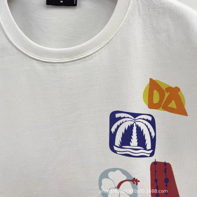 Dsquared2 T-Shirt D2 Color Printed Short Sleeves NextBlock