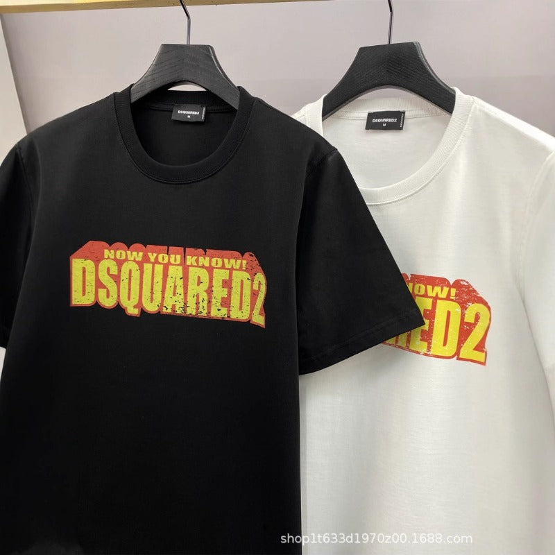 Dsquared2 T-Shirt Color Letter Trend Brand NextBlock