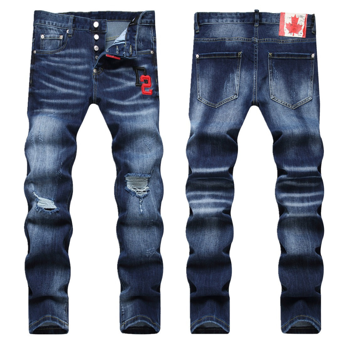 Dsquared2 Jeans Ripped Stretch Jeans NextBlock