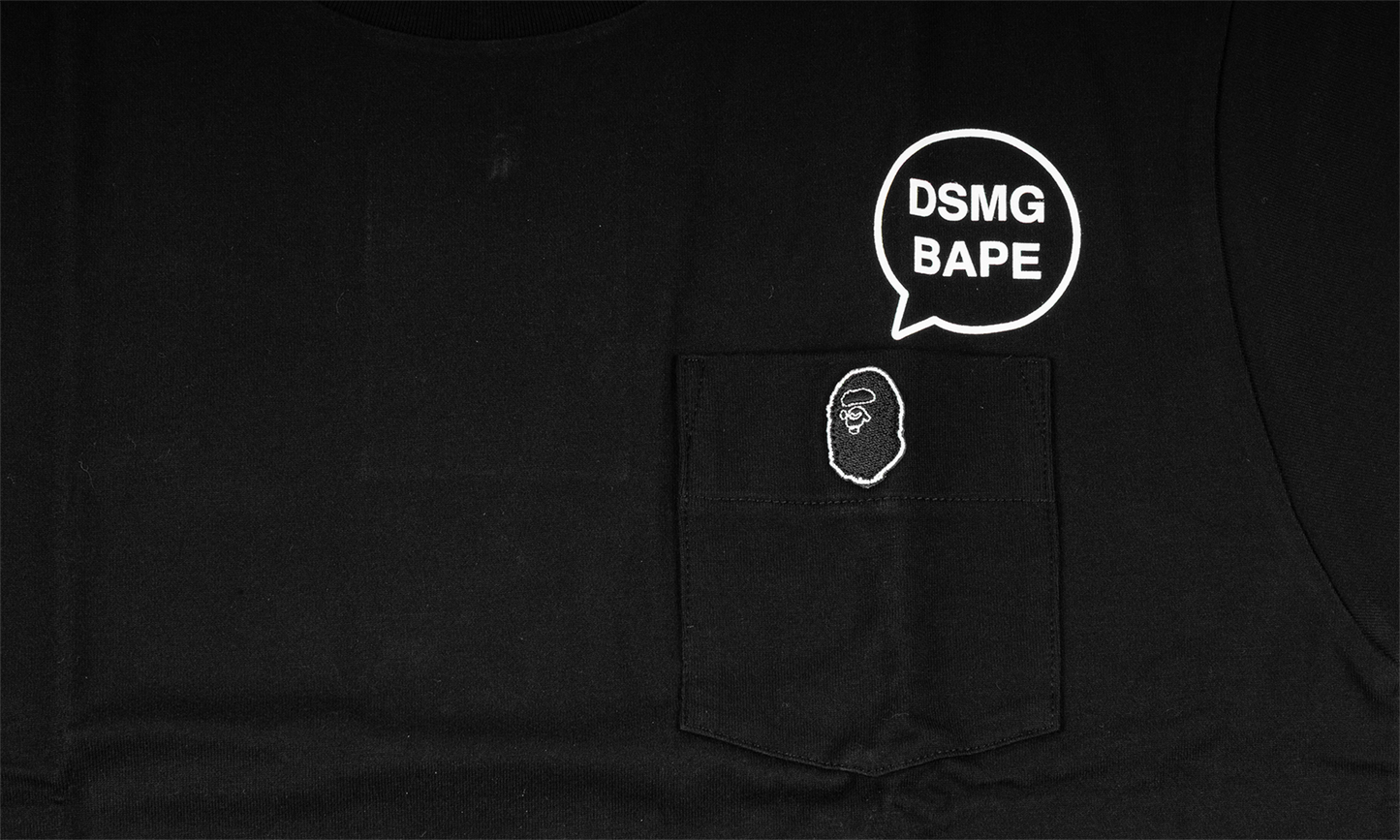 BAPE DSM Ginza Pocket tee Black 1L22 109 003 BLK