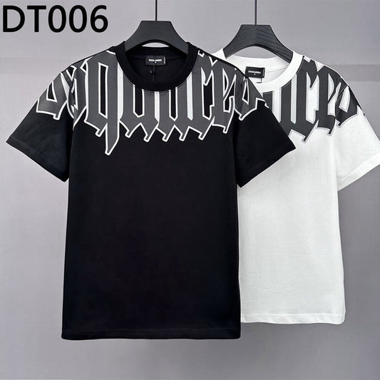 Dsquared2 T-Shirt Summer European and American Trend Crew Neck Bottom Shirt NextBlock
