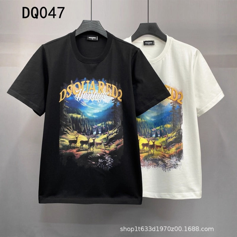 Dsquared2 T-Shirt Wide Loose Letters NextBlock