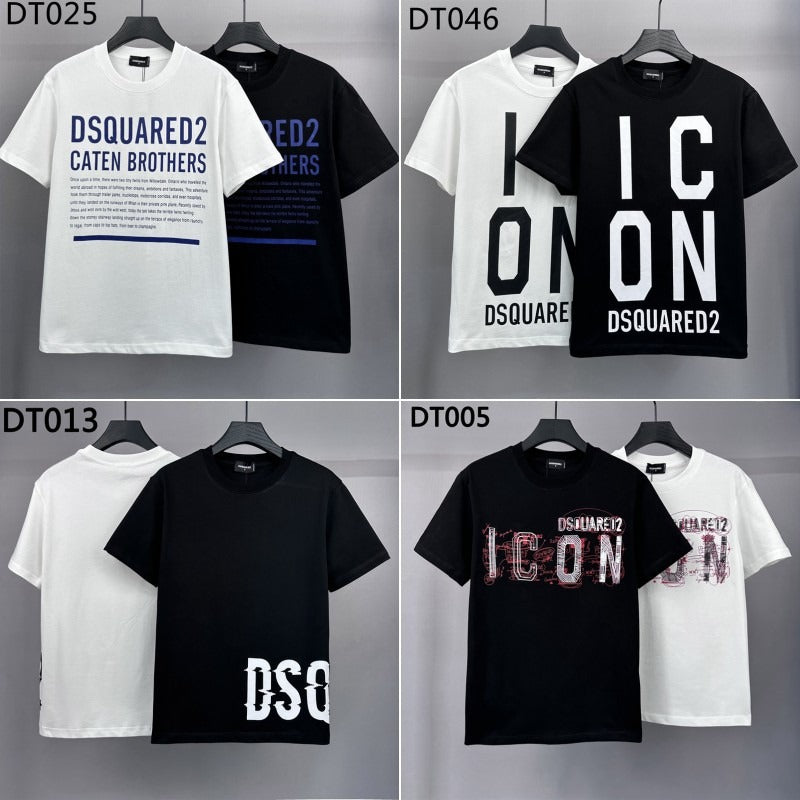 Dsquared2 T-Shirt Crew Neck Cotton Bottom Shirt NextBlock