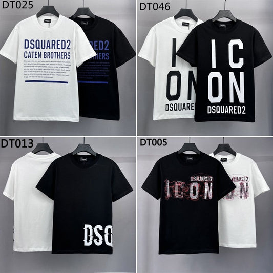 Dsquared2 T-Shirt Crew Neck Cotton Bottom Shirt NextBlock