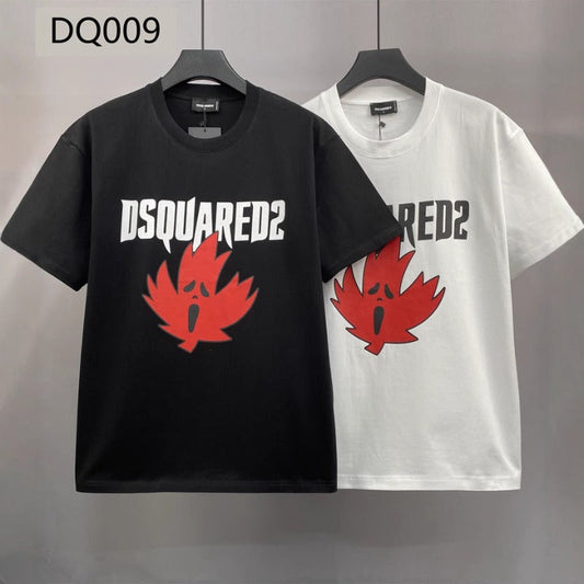 Dsquared2 Maple Leaf Monogram Print Trendy Short Sleeves NextBlock