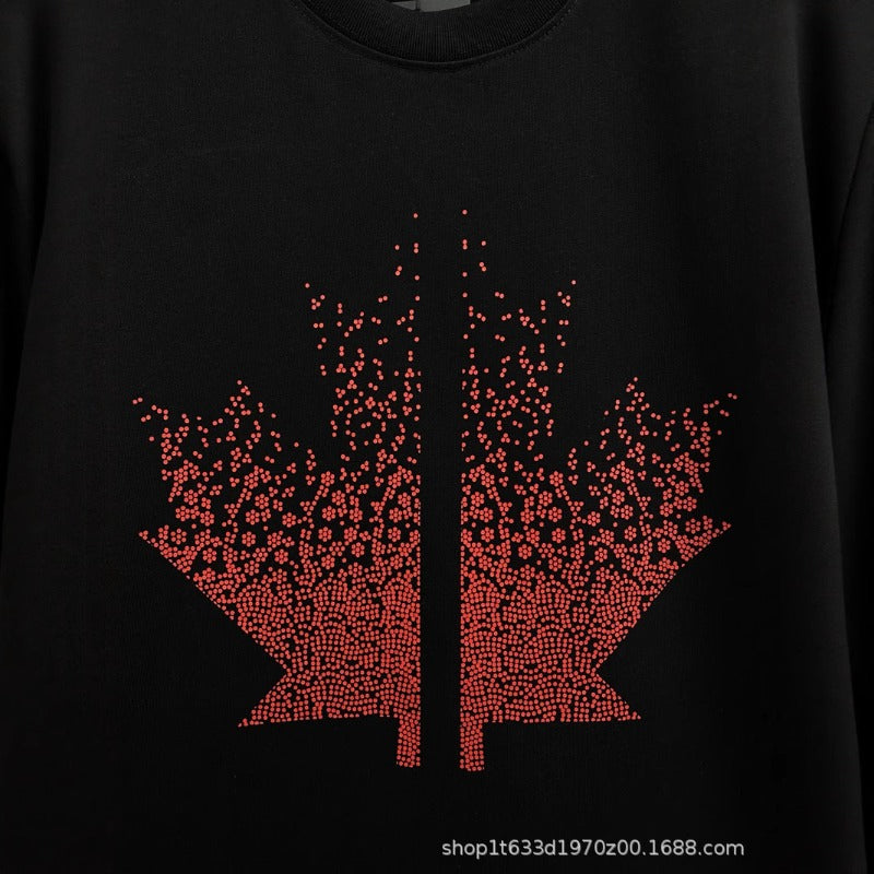 Dsquared2 T-Shirt Maple Leaf Letters NextBlock