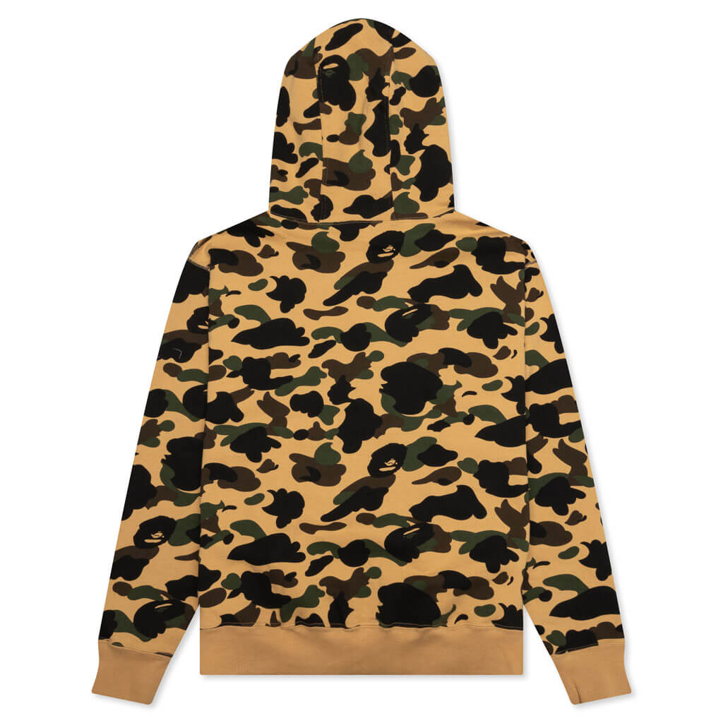 A BATHING APE 1st Camo Full Zip Hoodie - Yellow