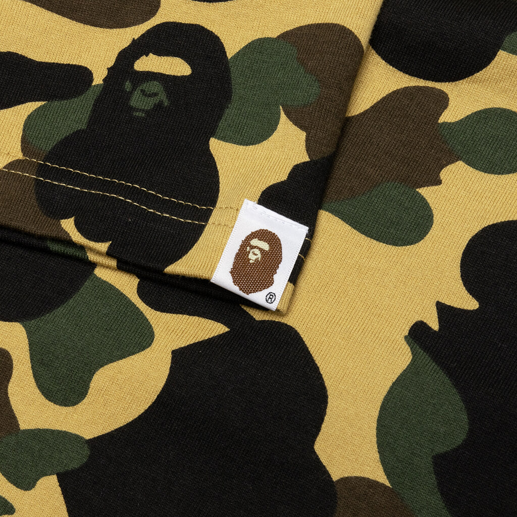 A BATHING APE 1st Camo Shark Tee - Yellow