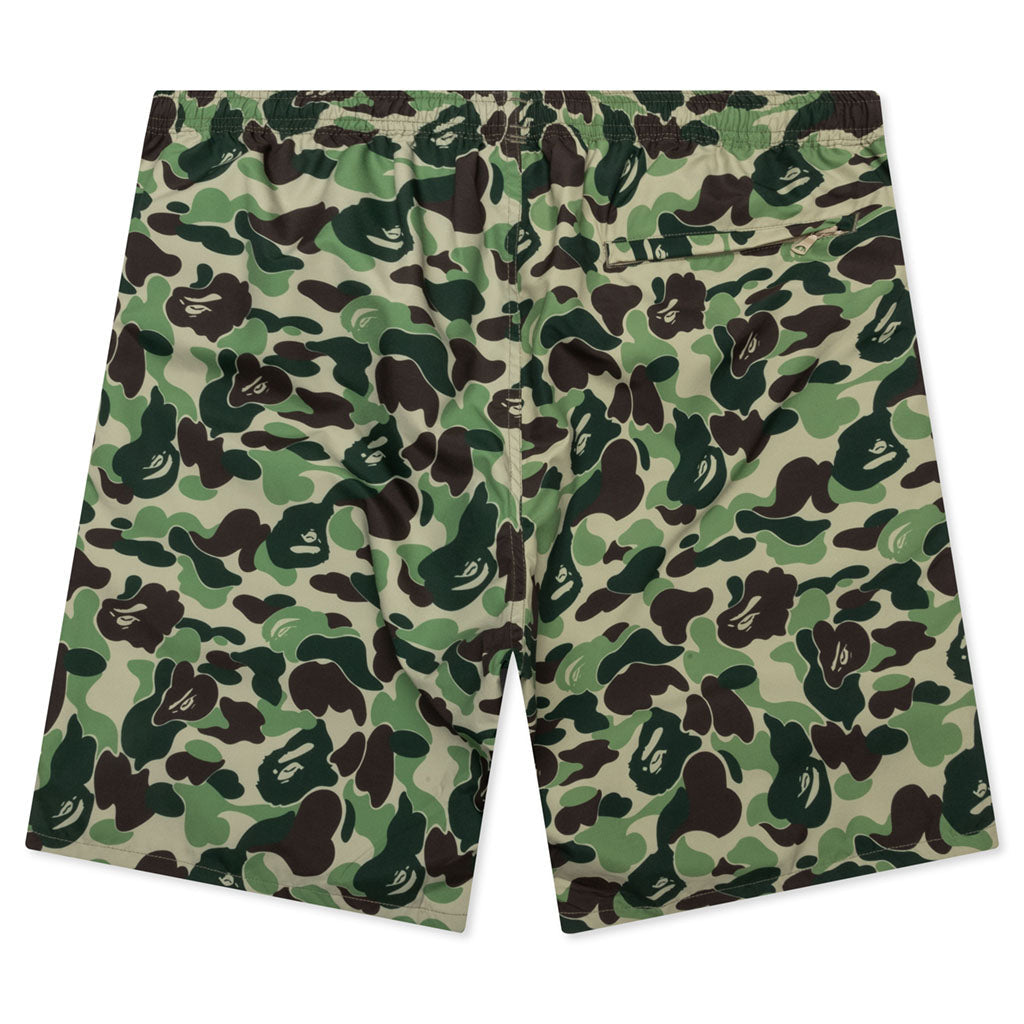 A BATHING APE Abc Camo Beach Shorts - Green