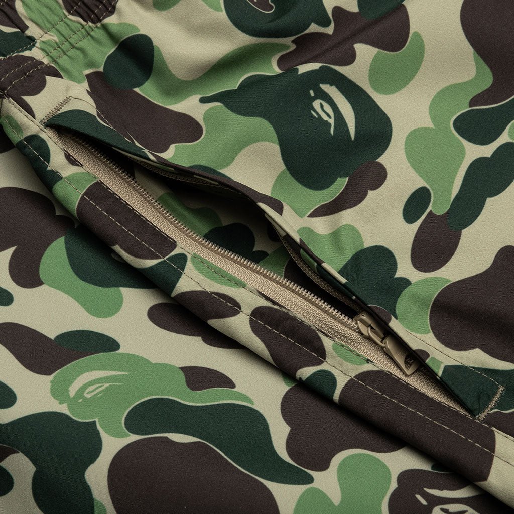 A BATHING APE Abc Camo Beach Shorts - Green