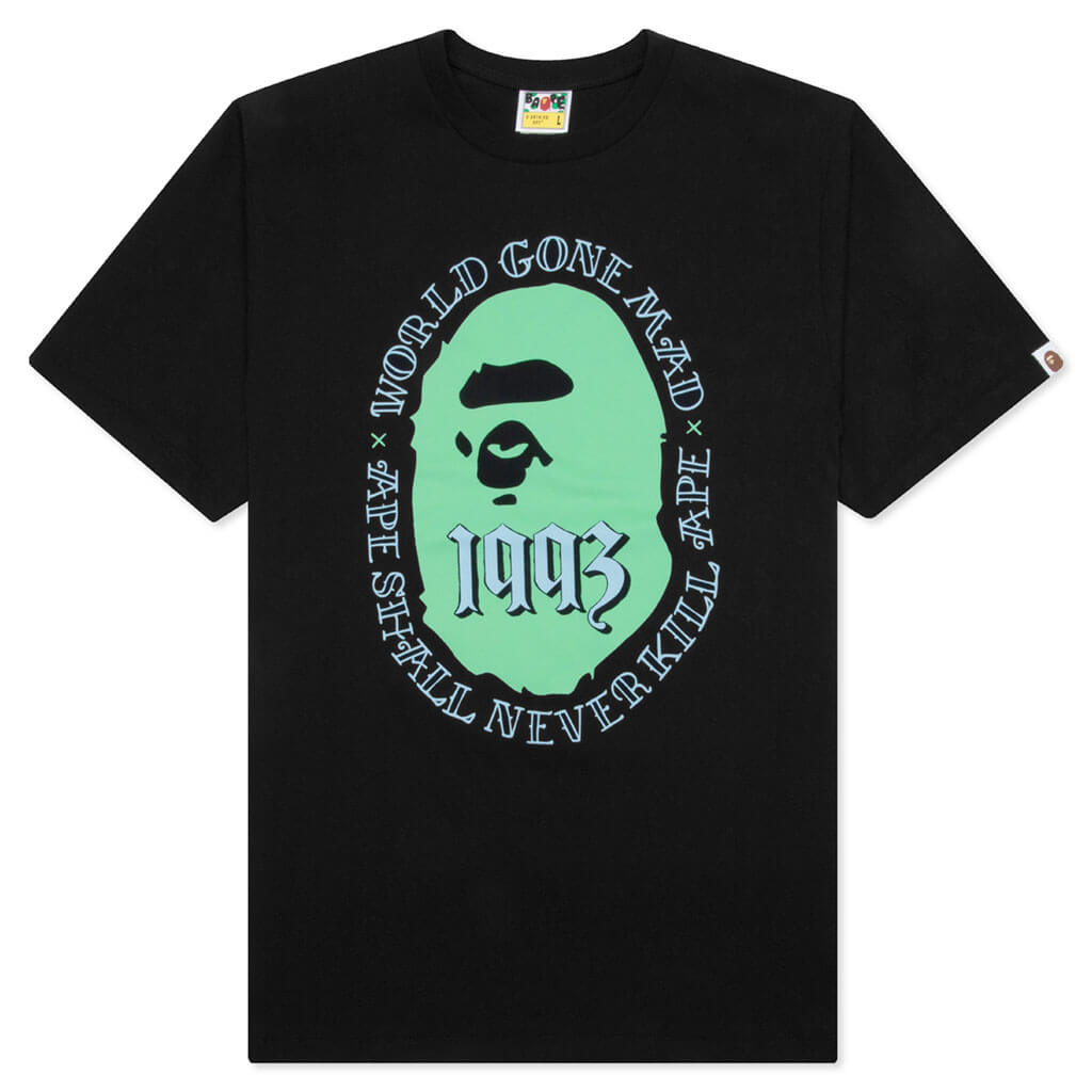 A BATHING APE Ape Head 1993 Tee - Black